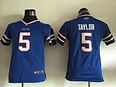 Youth Nike Buffalo Bills #5 Taylor Blue Game Jersey,baseball caps,new era cap wholesale,wholesale hats